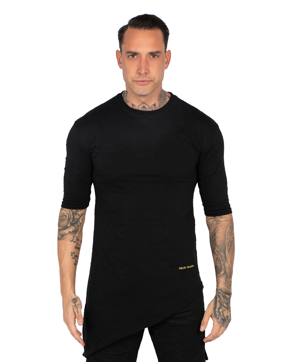 TWINBLACK Τ-shirt - Μαύρο